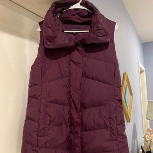 Eileen Fisher Plum Puffer Vest